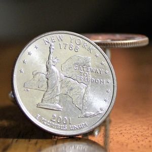 New York Cufflinks, NY accessories, mens novelty
